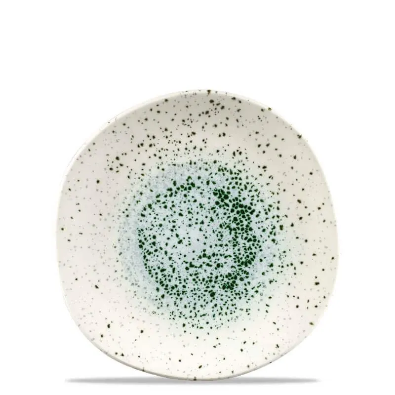 Nuovo Arrivo 26 cm - Churchill Studio Prints Mineral Organic Piatto Piano In Porcellana Vetrificata