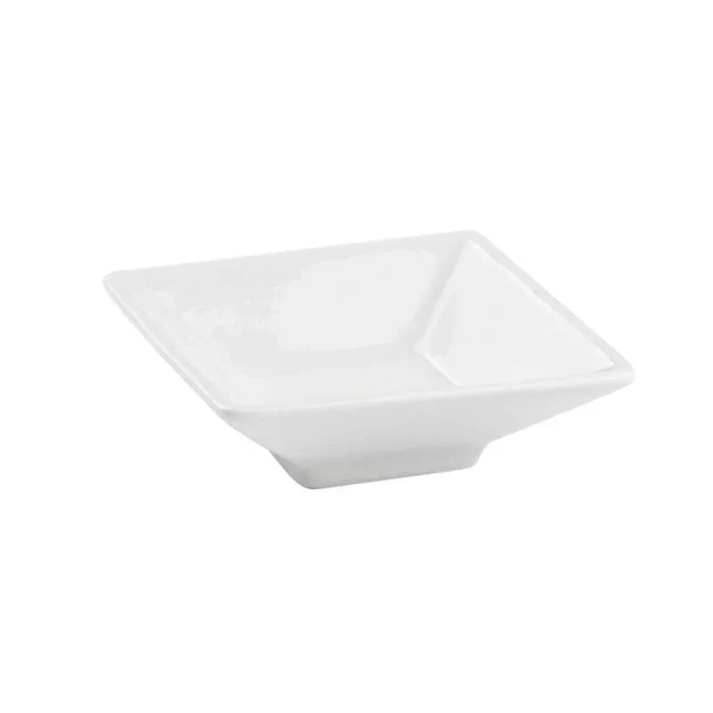 Subito Disponibile 8x8 cm - Paderno Finger Food Mini Piattino In Porcellana