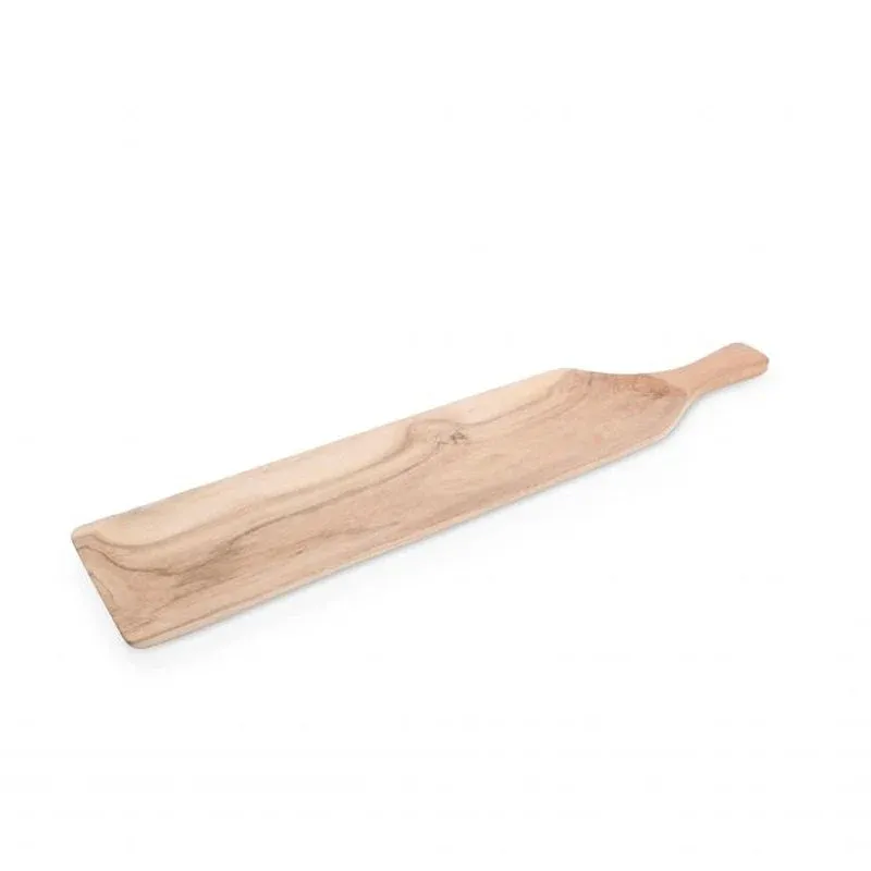 50x10 cm - Wood & Food Vassoio Rettangolare Con Manico In Legno Must-Have