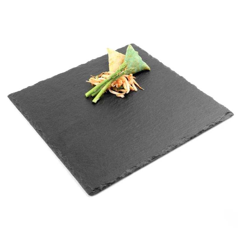 Prezzo Basso 30 cm - Aps Piatto Piano In Ardesia