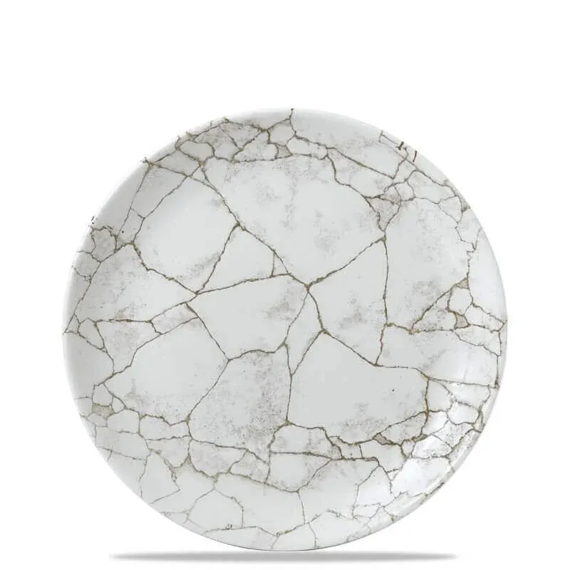 Prezzo Ridotto 28.8 cm - Churchill Studio Prints Kintsugi Piatto Piano In Porcellana Vetrificata