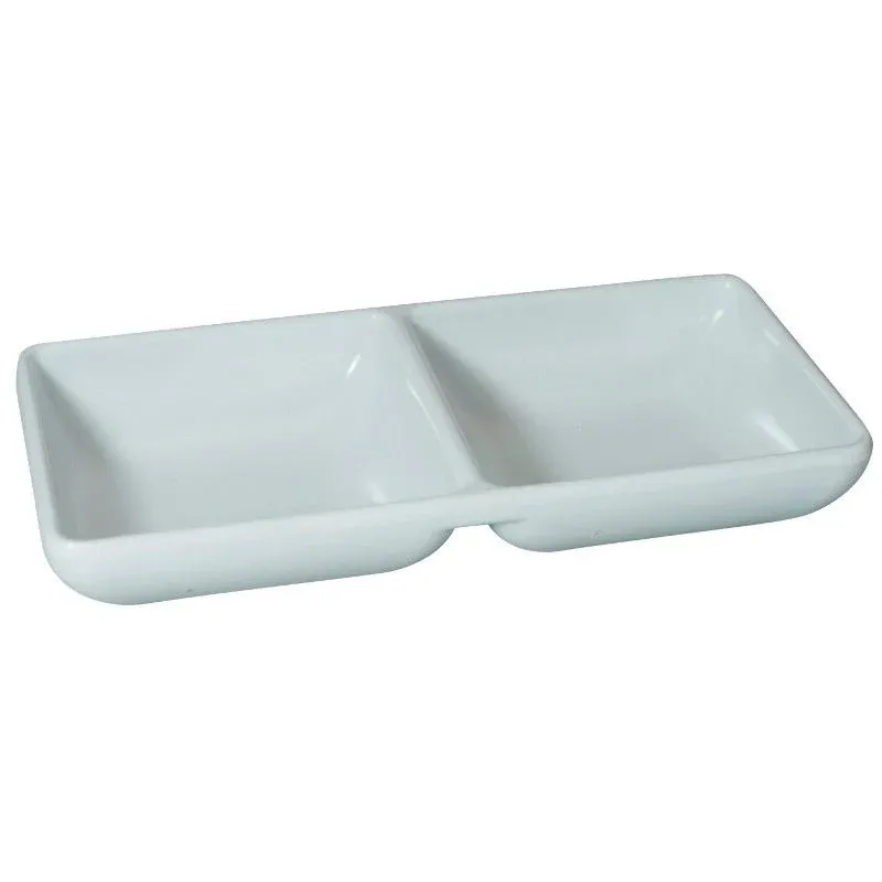 14.5x7 cm - Ilsa Oriental Series Piatto Vassoio 2 Scomparti In Melamina Promozione Esclusiva
