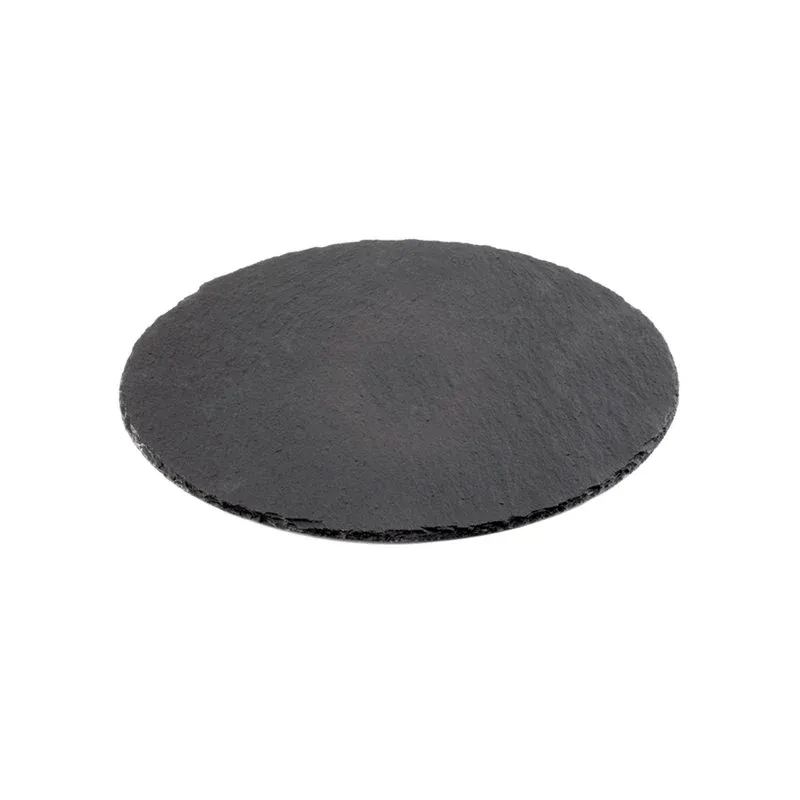 22 cm - Aps Piatto Vassoio Rotondo In Ardesia Prezzo Ridotto