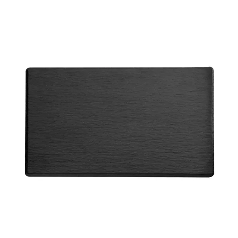 Popolare 32.5x26.5 cm - Aps Slate Vassoio In Melamina
