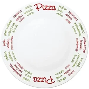 33 cm - Bormioli Rocco Ronda Piatto Pizza In Vetro Opale - Set 6 Pz Bestseller