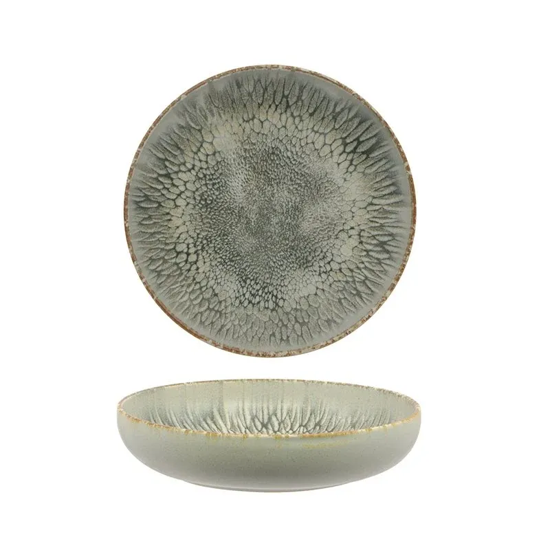 22 cm - Dust Piatto Fondo In Stoneware - Set 4 Pz Affare
