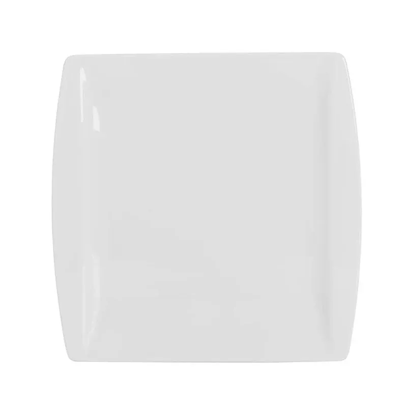 Prezzo Basso 24x24 cm - Gural Porselen Napoli Piatto Piano In Porcellana - Set 12 Pz
