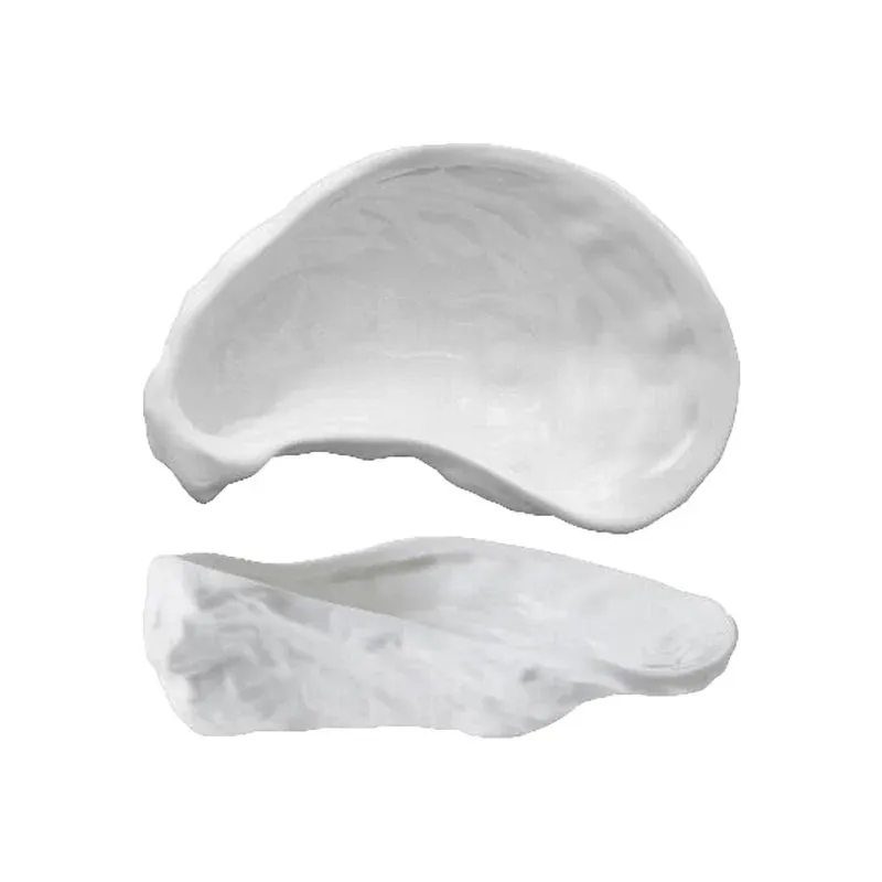 15x9.6 cm - Essentia Oyster Coppetta In Porcellana Set 6 Pz Ultimissimo Modello