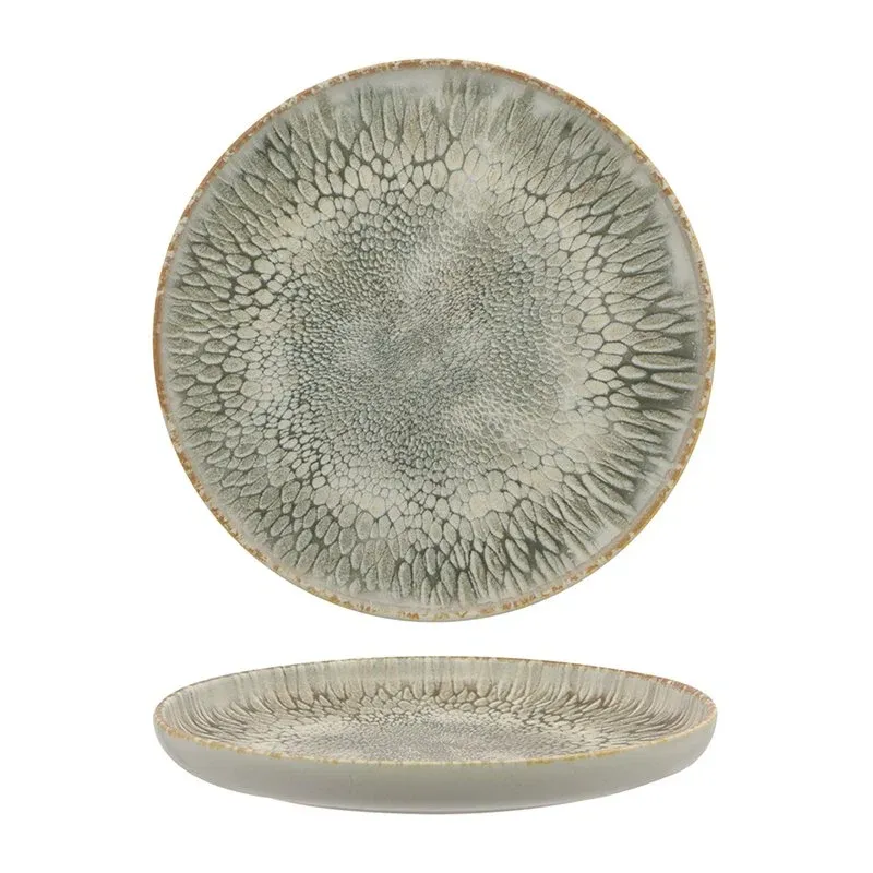 Promozione Esclusiva 33 cm - Dust Piatto Piano In Stoneware - Set 4 Pz