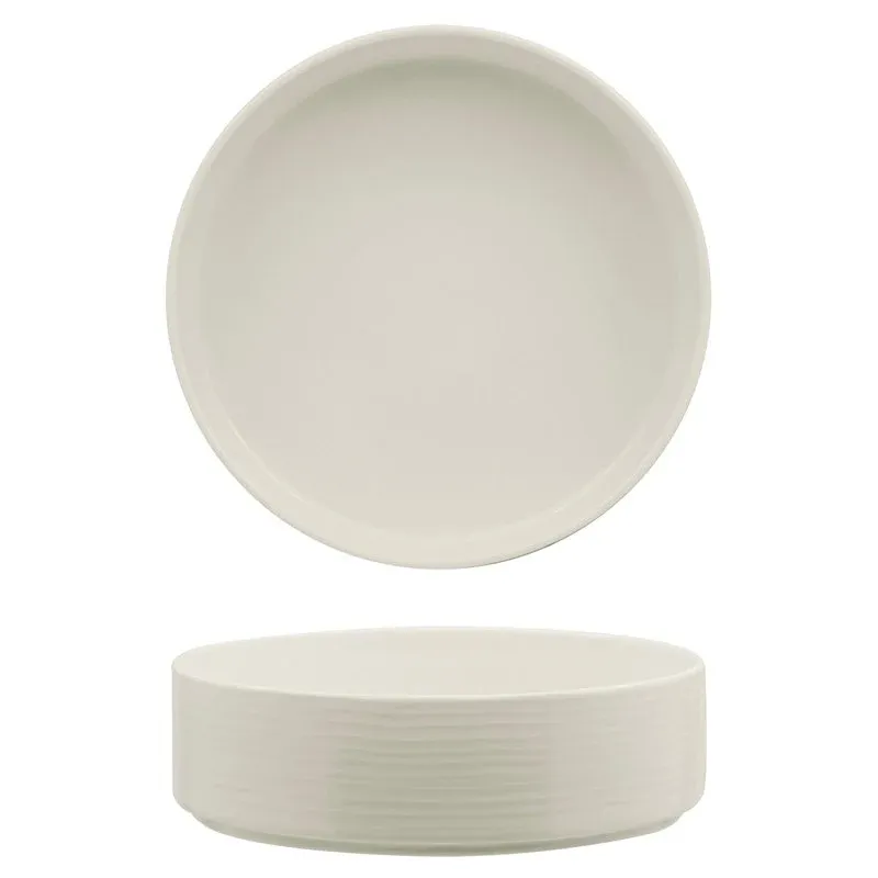 Di Tendenza 18 cm - Ariane Eclipse Piatto Fondo In Porcellana - Set 3 Pz