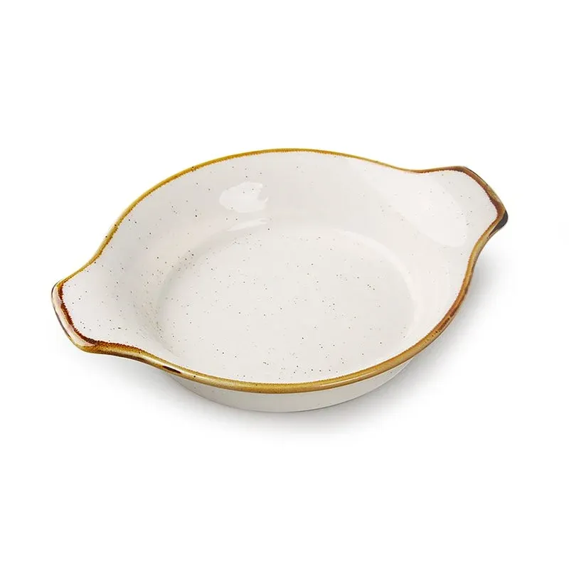 21 cm - Lioness Just Colour Tegamino Ovale In Porcellana - Set 6 Pz Occasione