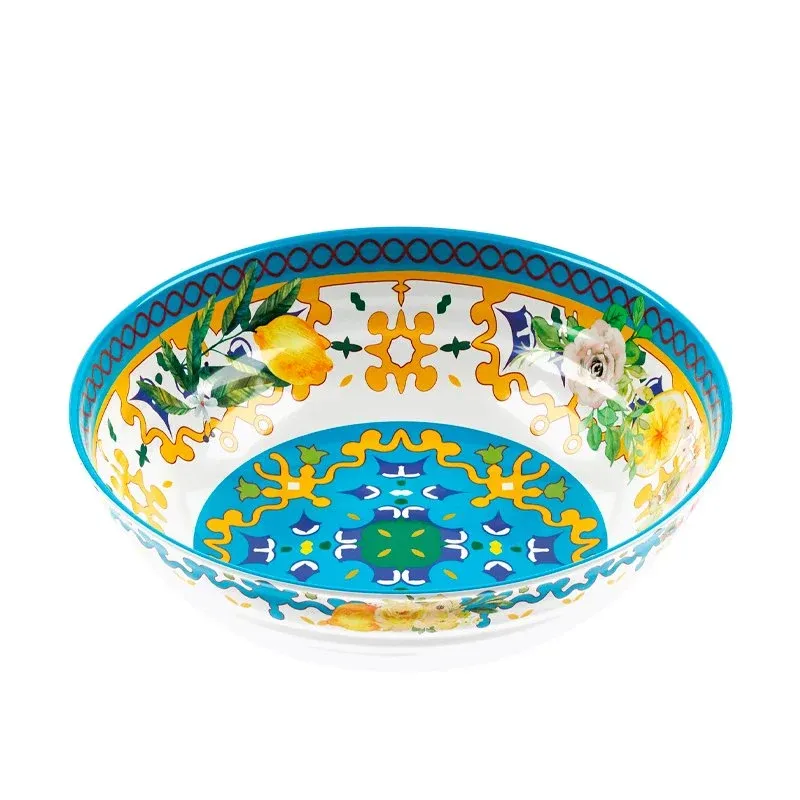 Ordina Subito 30 cm - Guzzini Flower & Lemon Coppa In Melamina - Set 2 Pz