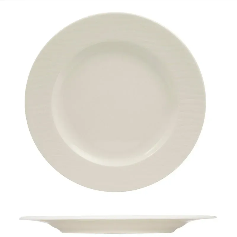 31 cm - Ariane Ripple Piatto Piano In Porcellana - Set 6 Pz Acquista Ora