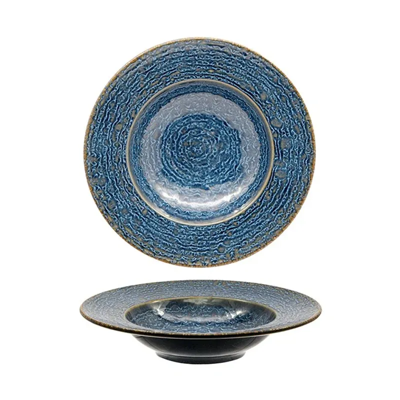 Occasione 27 cm - Okeanos Piatto Pasta In Stoneware - Set 4 Pz