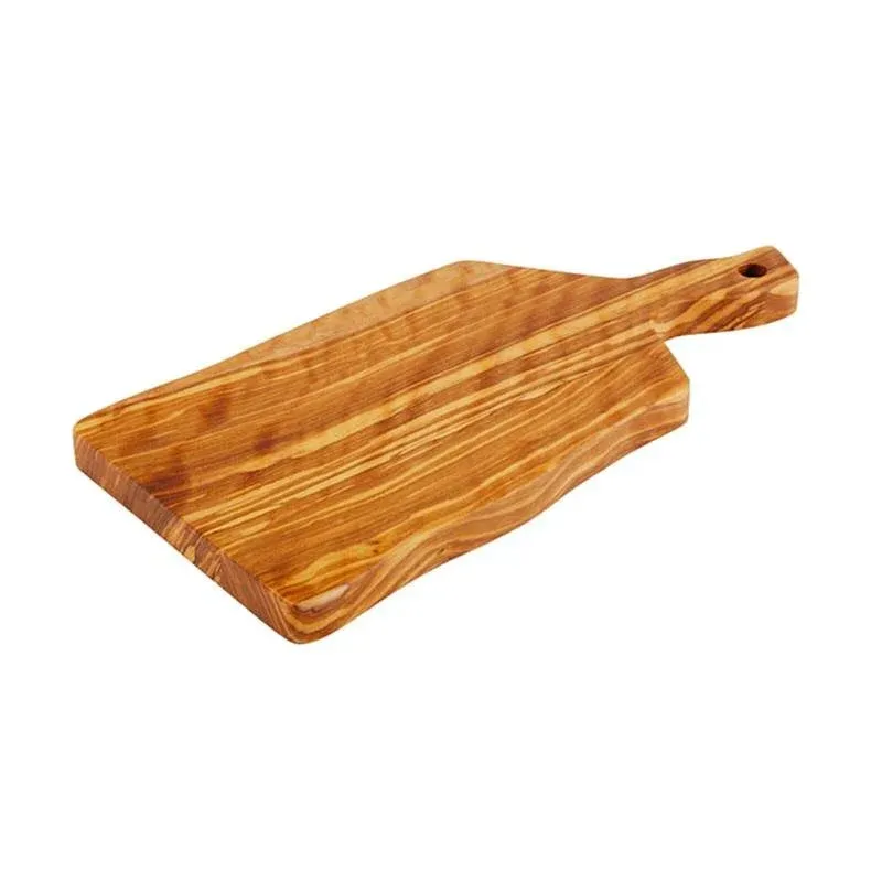 Subito Disponibile 19x12.2 cm - Paderno Tableware Buffet & Display Vassoio Con Manico In Legno di Ulivo