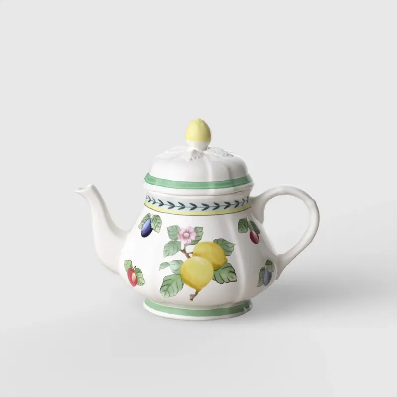 90 cl - Villeroy & Boch French Garden Fleurence Teiera In Porcellana Premium Di Tendenza