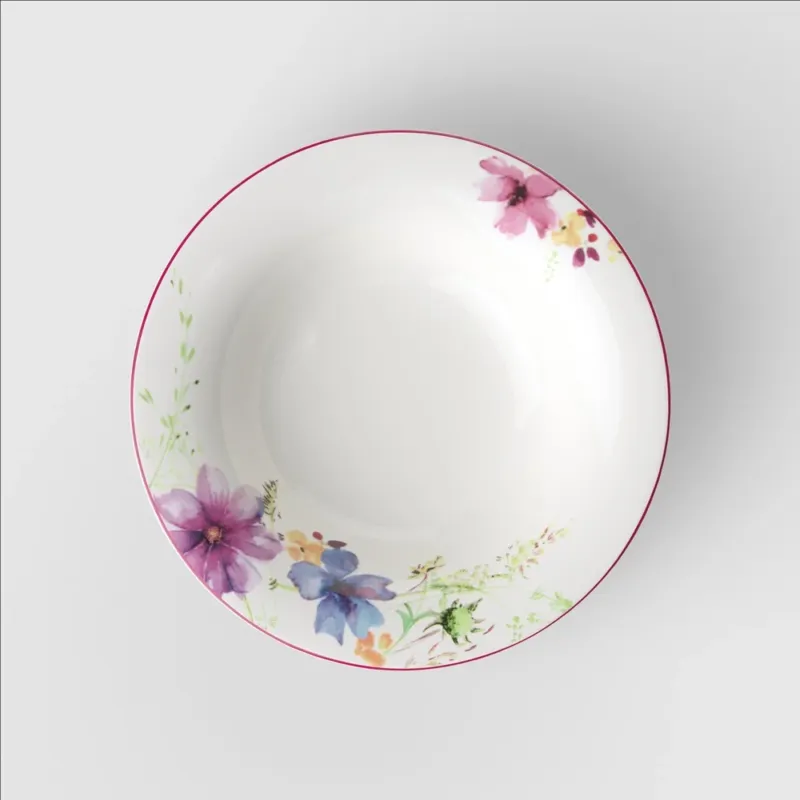 21 cl - Villeroy & Boch Mariefleur Basic Piatto Fondo In Porcellana Premium - Set 6 Pz Promozione Esclusiva