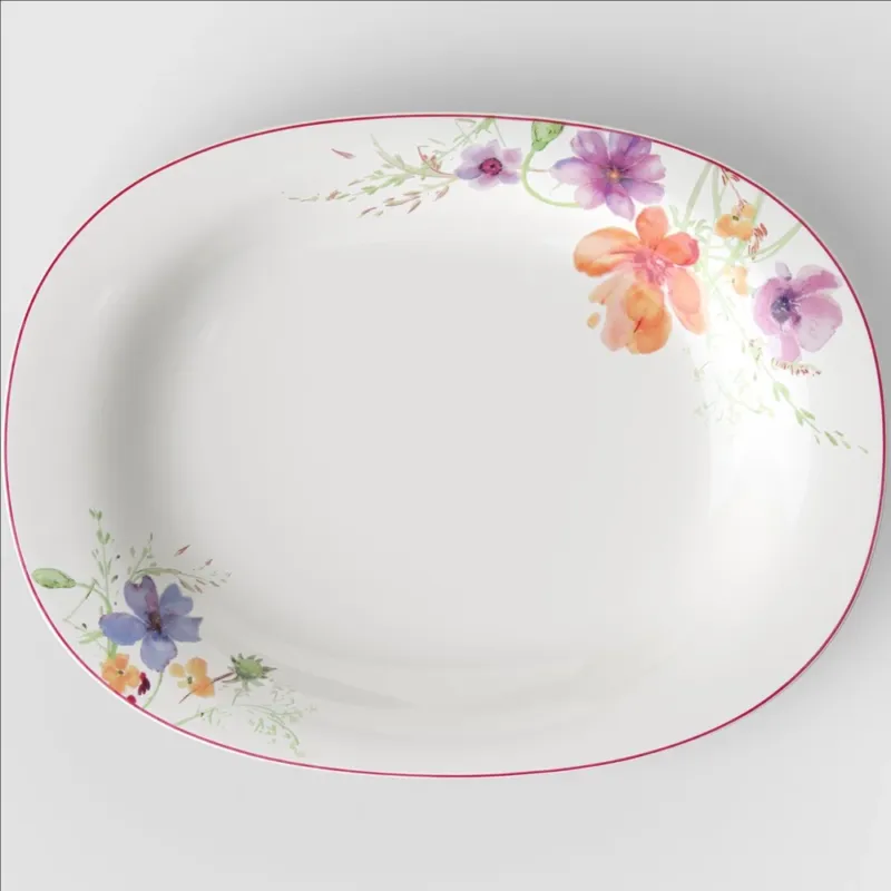 34x26 cm - Villeroy & Boch Mariefleur Basic Piatto Presentazione Vassoio In Porcellana Premium Sconto