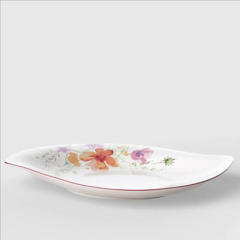 34x26 cm - Villeroy & Boch Mariefleur Serve & Salad Piatto Portata In Porcellana Premium - Set 6 Pz Saldi