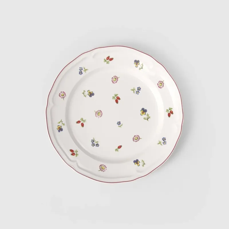 Must-Have 26.7 cm - Villeroy & Boch Petite Fleur Piatto Piano In Porcellana Premium - Set 6 Pz