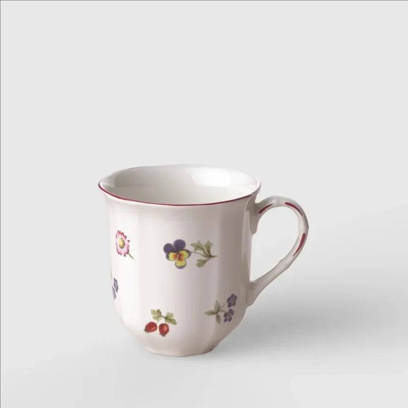 25 cl - Villeroy & Boch Petite Fleur Tazza Mug In Porcellana Premium - Set 6 Pz Promozione