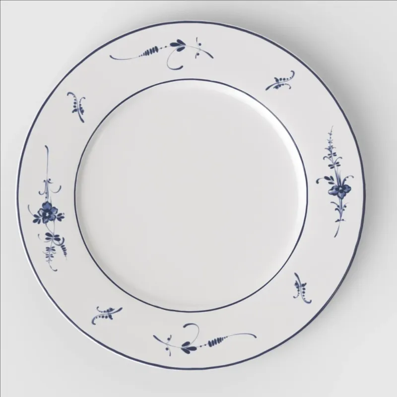 30.7 cm - Villeroy & Boch Vieux Luxembourg Piatto Segnaposto Presentazione In Porcellana Premium - Set 3 Pz Vendita Finale