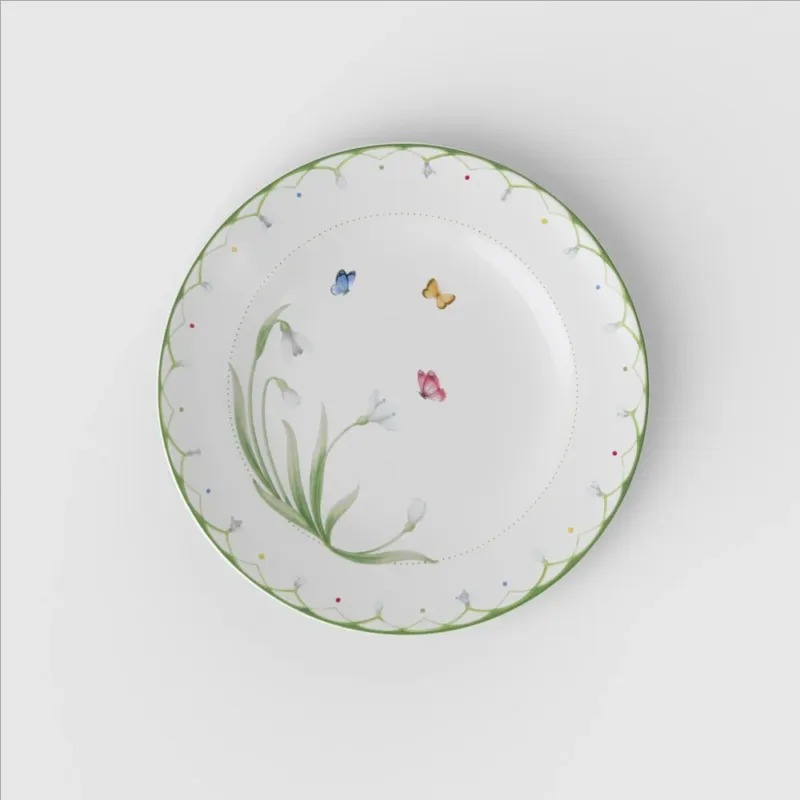 21.5 cm - Villeroy & Boch Colorful Spring Piatto Dessert In Porcellana Premium - Set 6 Pz Direttamente Dal Produttore