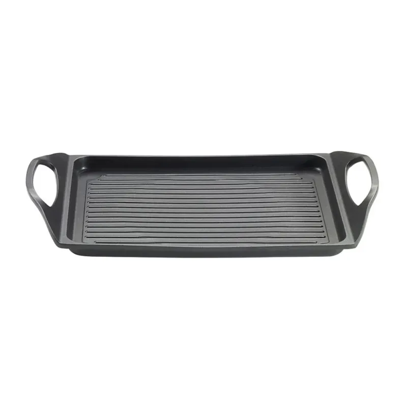 45x27 cm - Pintinox Pro Piastra Grill Rettangolare In Alluminio Antiaderente Bestseller