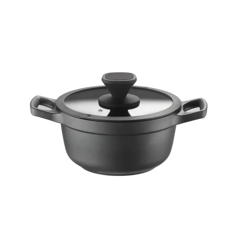 Pintinox Pro Casseruola Alta Con Coperchio In Alluminio Antiaderente Direttamente Dal Produttore