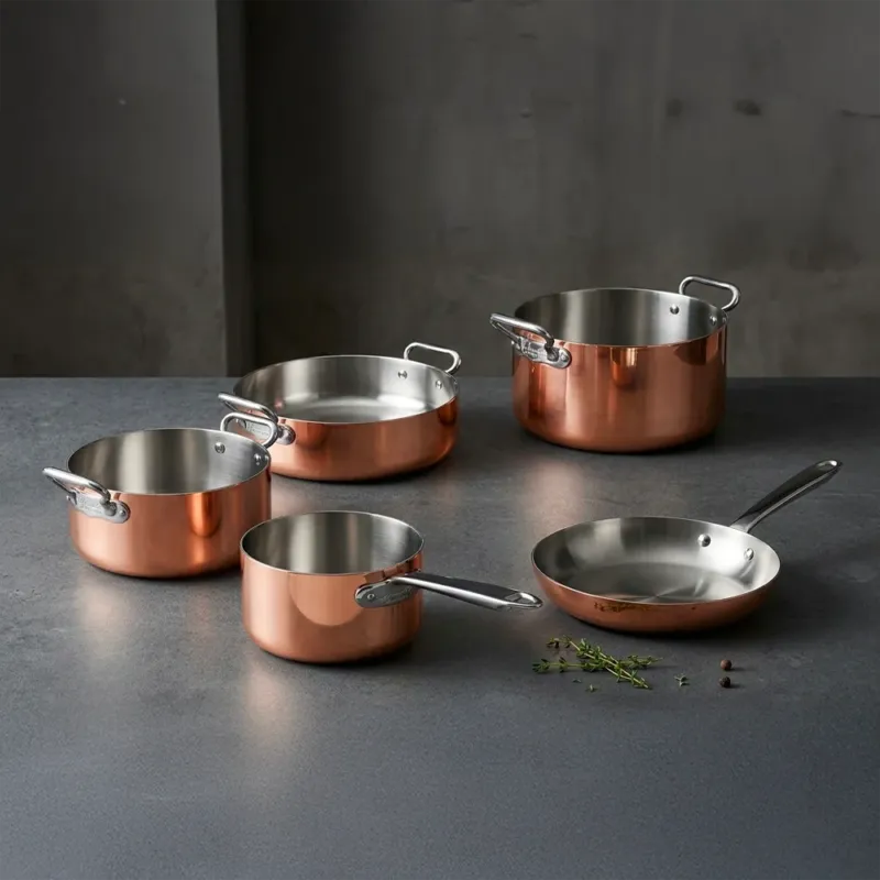 Agnelli Copper4 - Componi il tuo set di Pentole e Padelle Prezzo Di Fabbrica