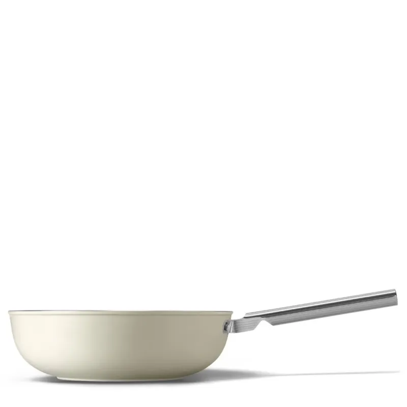 Super Prezzo 30 cm - Smeg Cookware Wok Antiaderente Ceramico In Alluminio