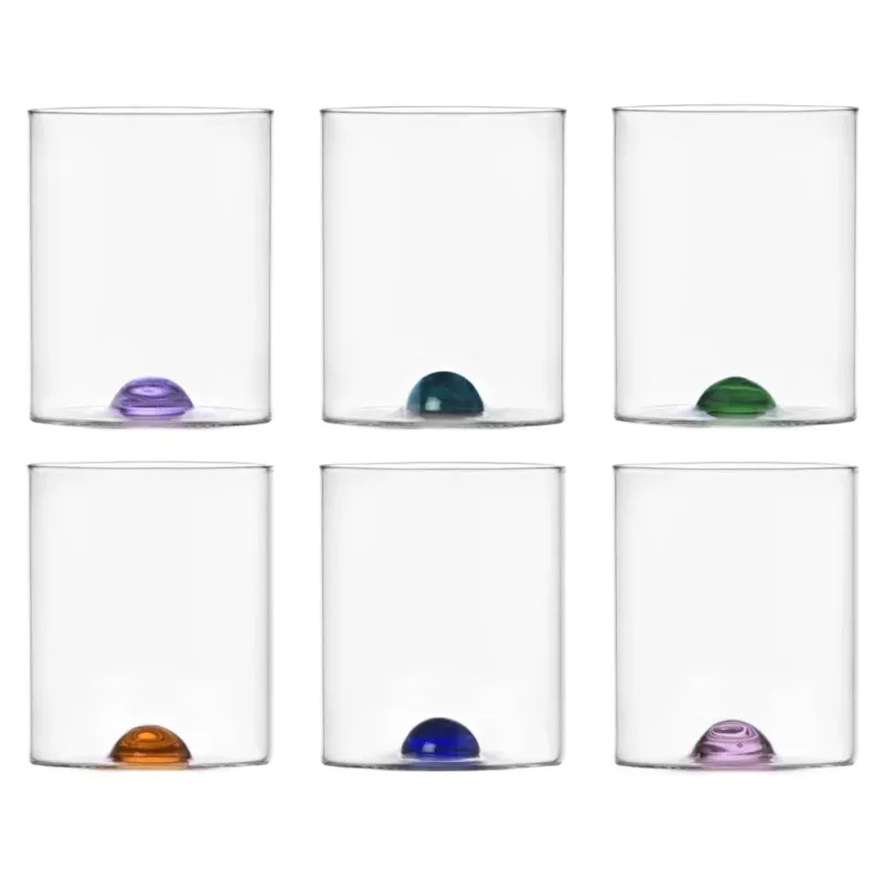 Economico 35 cl - Ichendorf Luna Tumbler Bicchiere Acqua In Vetro Borosilicato - Set 6 Pz
