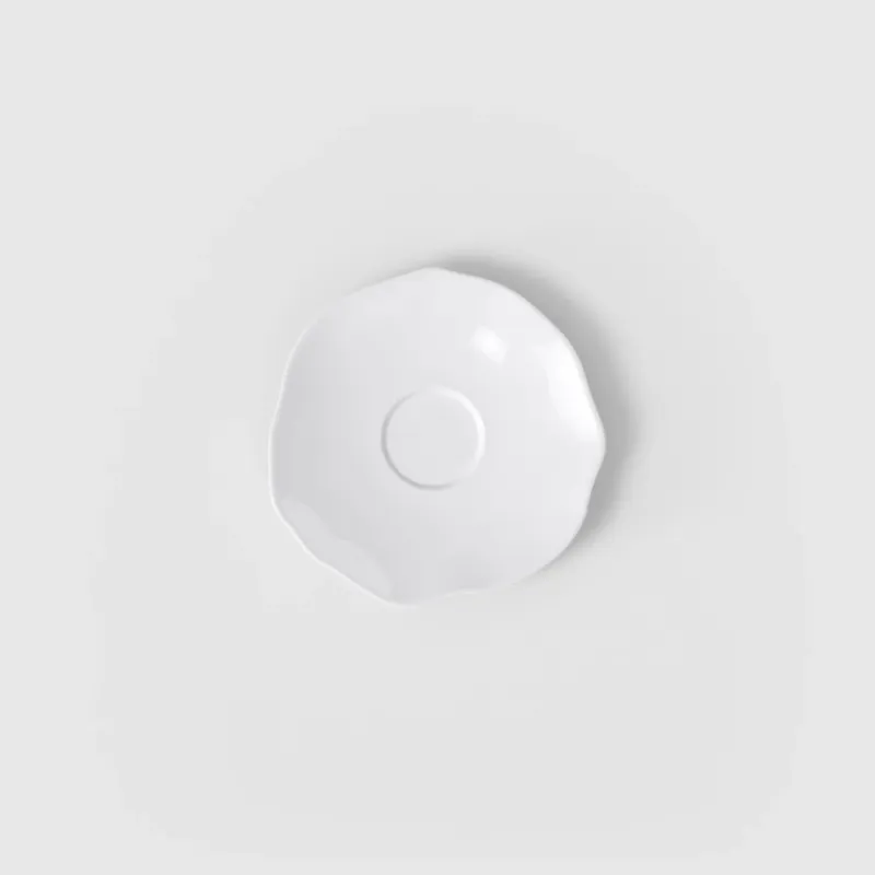 11.6 cm - Villeroy & Boch Pura Piattino Tazza Caffè In Porcellana Premium - Set 6 Pz Subito Disponibile