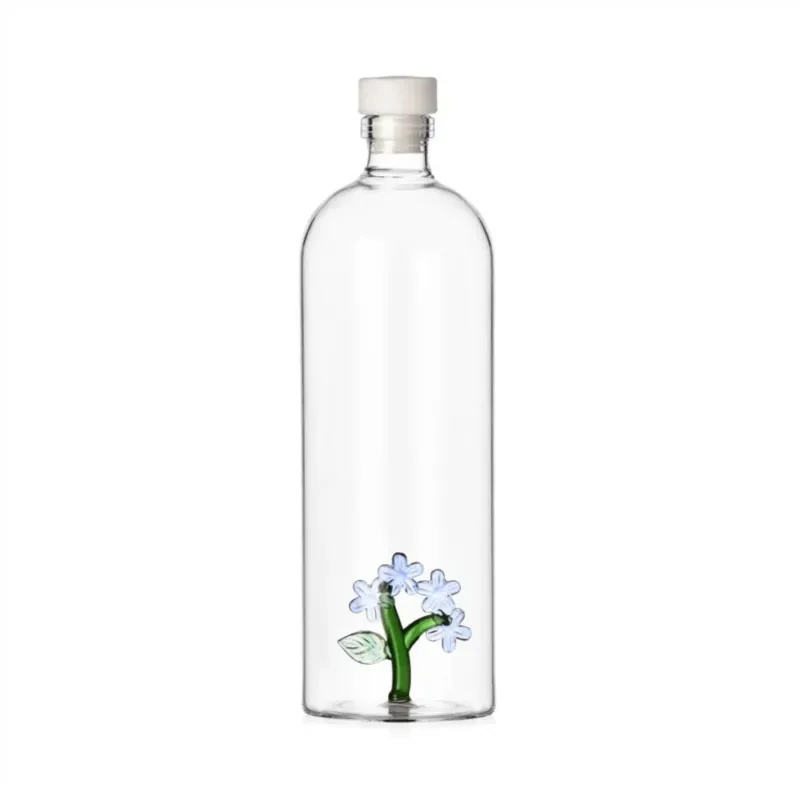 1.15 Litri - Ichendorf Botanica Bottiglia Acqua In Vetro Borosilicato Spedizione Espresso