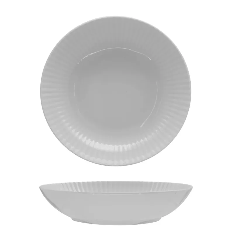 22 cm - Lubiana Daisy Piatto Fondo Coupe In Porcellana - Set 6 Pz Più Venduto
