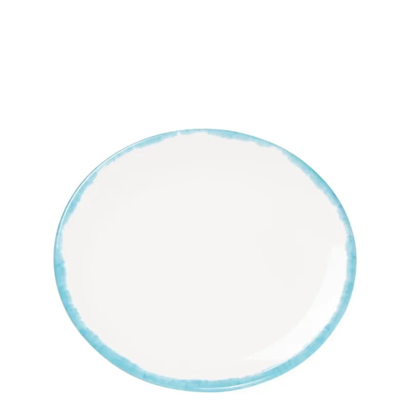 21 cm - Zafferano Petit Piatto Piano Rotondo Fatto a Mano In Ceramica - Set 2 Pz Super Prezzo