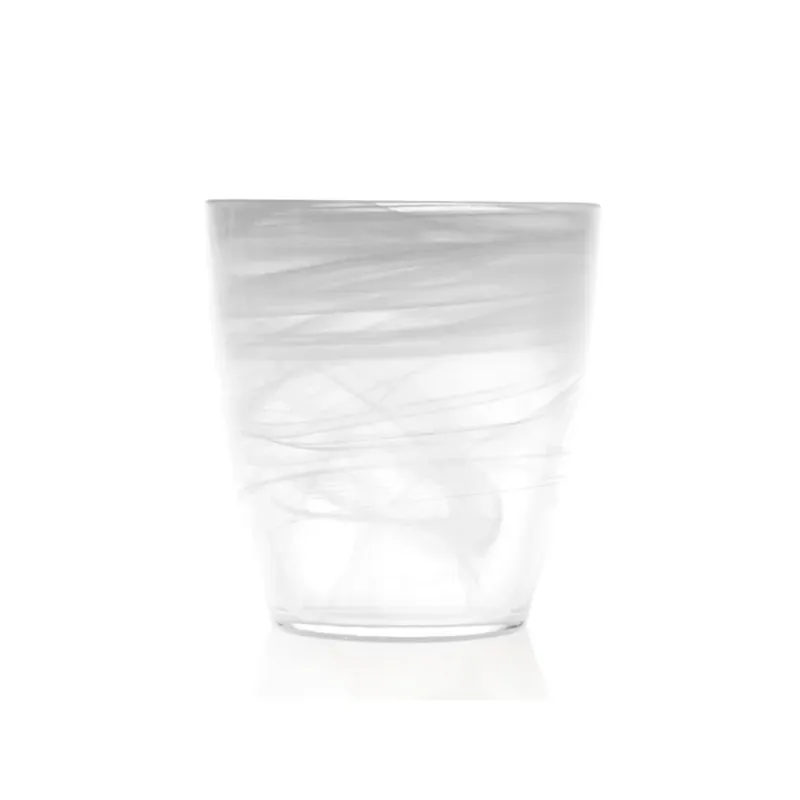 23 cl - H&H Alabastro Bicchiere Acqua In Vetro - Set 6 Pz Offerta Speciale