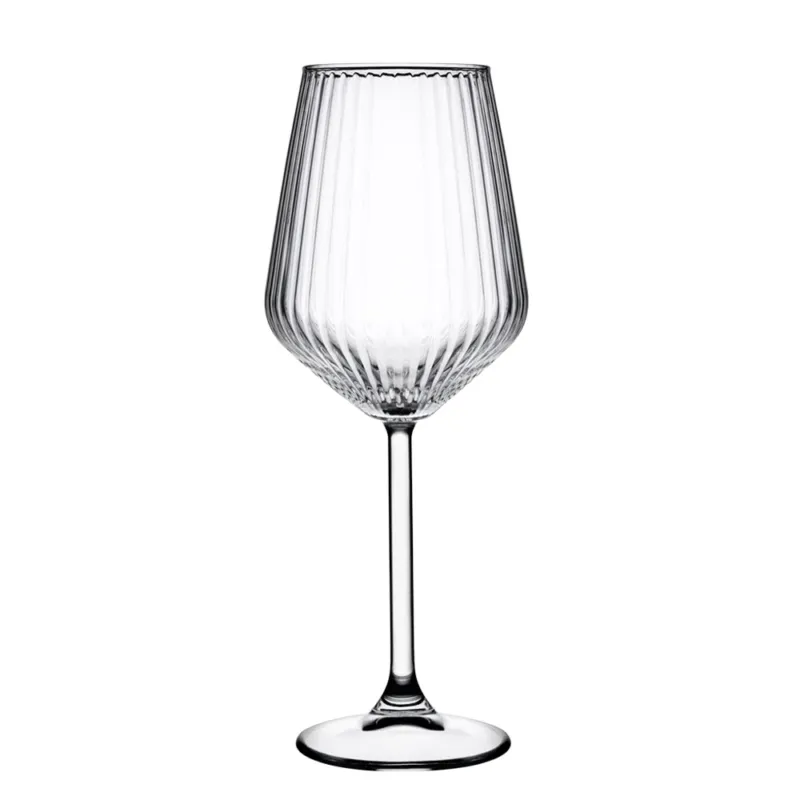 35 cl - Pasabahce Allegra Focus Calice Vino Bianco Effetto Ottico In Vetro - Set 6 Pz Offerta Speciale