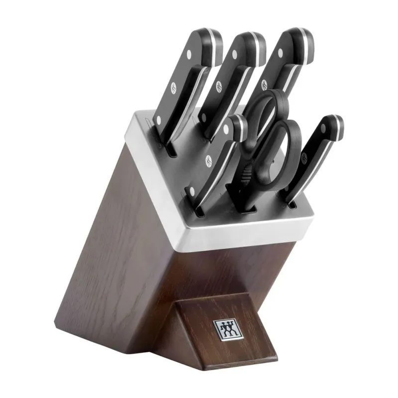 Zwilling Gourmet Set Coltelli Con Ceppo In Frassino - Set 7 Pz Esclusivo