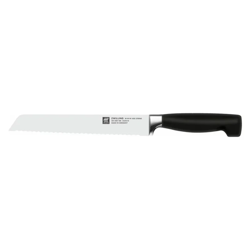 20 cm - Zwilling 4 Stars Coltello Pane Seghettato In Acciaio Inox Direttamente Dal Produttore