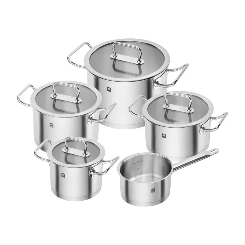 Consegna Rapida Zwilling Pro Batteria Pentole In Acciaio Inox 18/10 - Set 5 Pz