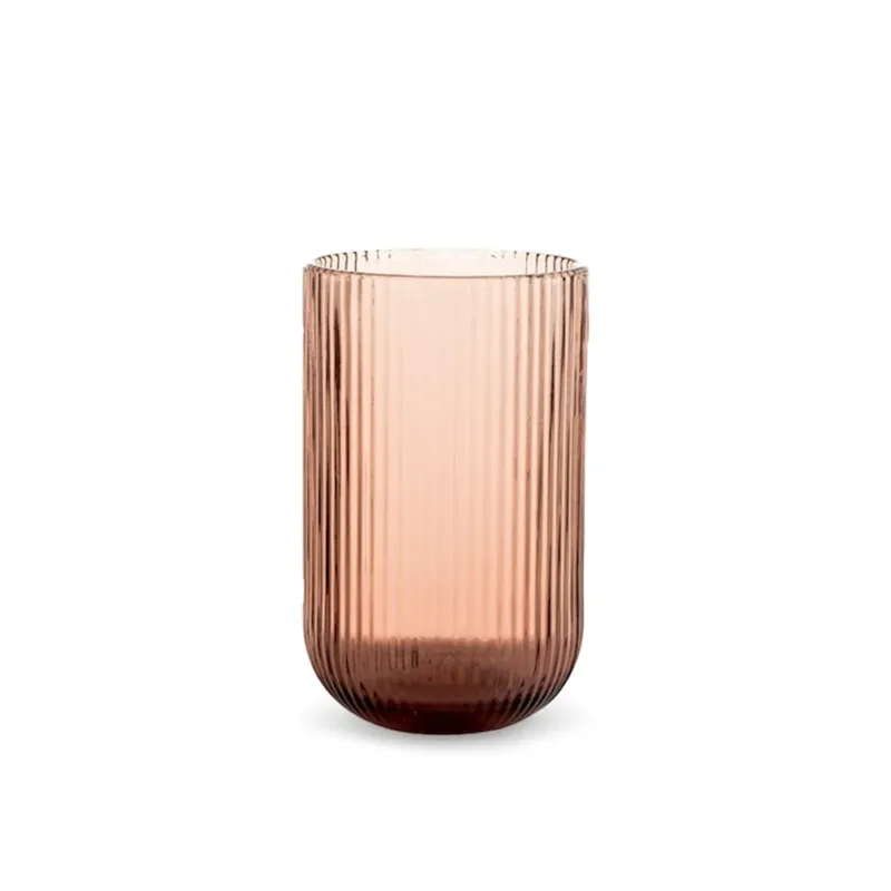 Prezzo Scontato 45 cl - H&H Peony Bicchiere Bibita In Vetro - Set 6 Pz