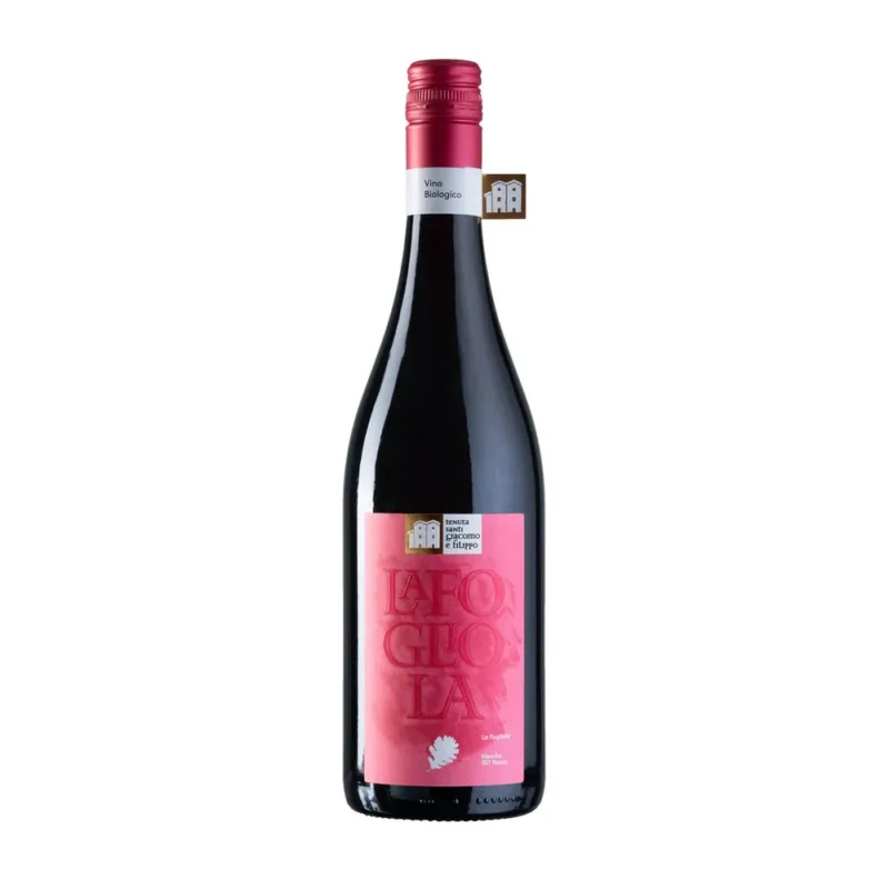Fogliola Rosso Marche IGT 2025 Tappo a Vite BIO - Tenuta Santi Giacomo e Filippo Spedito Oggi