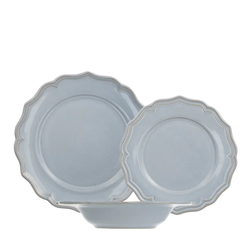 H&H Sinfonia Servizio Piatti In Stoneware - Set 18 Pz Compra Adesso