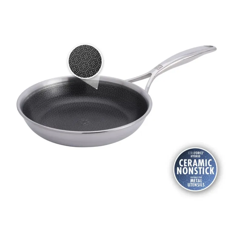 Zwilling Peak Padella Bassa Antiaderente In Acciaio Inox Con Rivestimento Ceraforce Hycoat Quantità Limitata