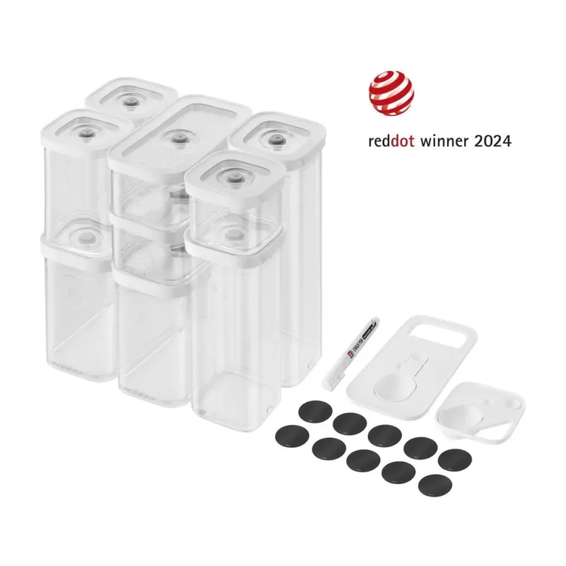 Nuova Collezione Zwilling Fresh & Save Cube Set Contenitori Sottovuoto In Plastica - Set 12 Pz