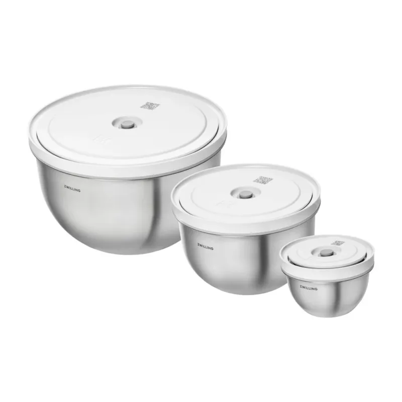 Zwilling Fresh & Save Set Ciotole Con Coperchi per Sottovuoto In Acciaio Inox - Set 6 Pz Affare