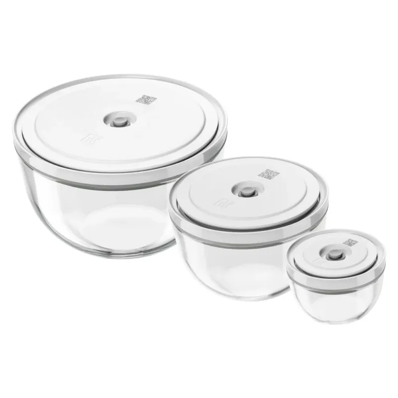 Zwilling Fresh & Save Set Ciotole Con Coperchi per Sottovuoto In Vetro - Set 6 Pz Compra Oggi Stesso