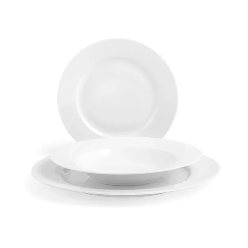 Promo Stagionale H&H Malibù Servizio Piatti In Porcellana - Set 18 Pz