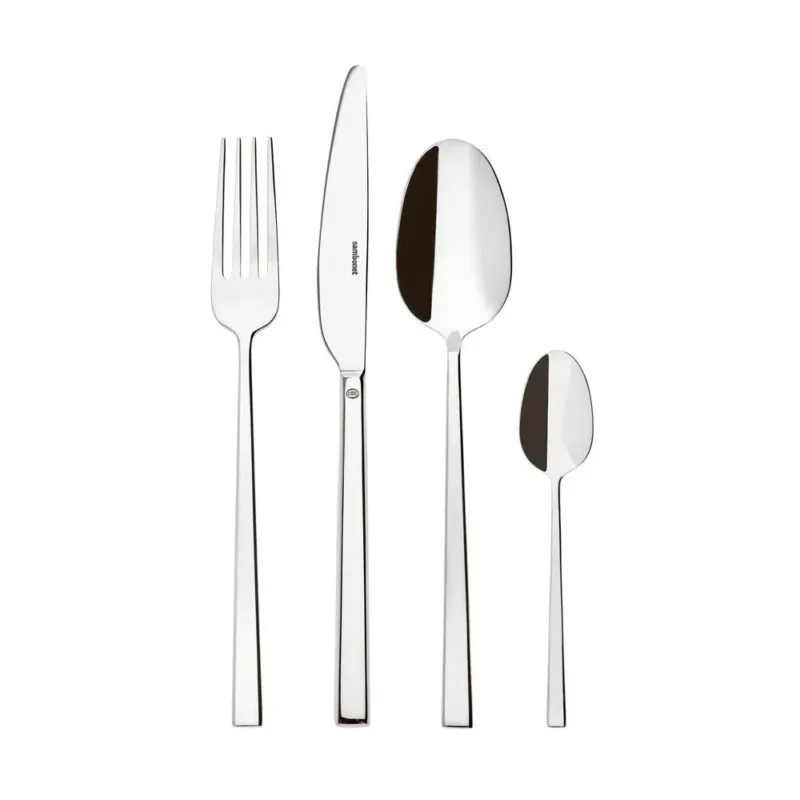 Sambonet Rock Servizio Posate In Acciaio Inox - Set 24 Pz Occasione